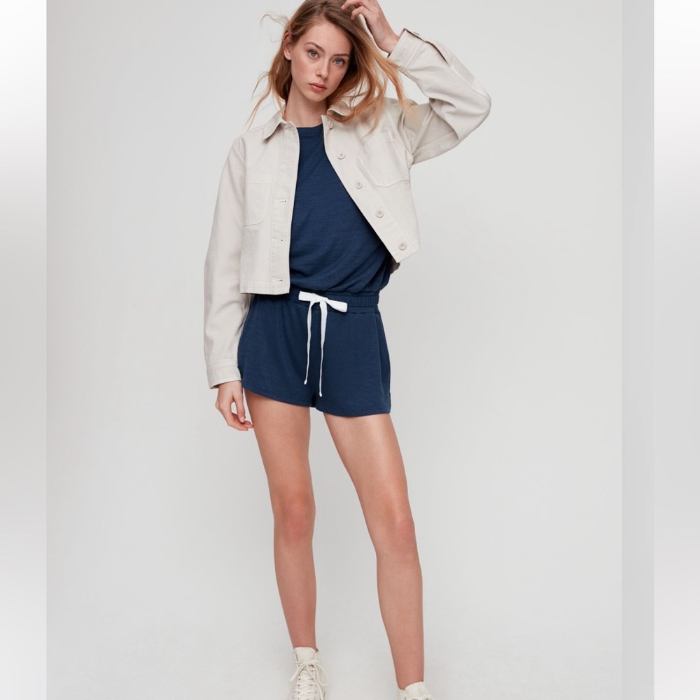 🇨🇦 Aritzia Wilfred Free • Izabel Romper Grey •Size XXS